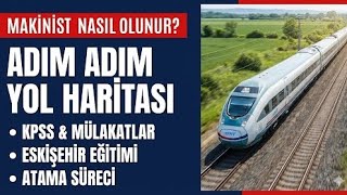 Adım Adım Makinistlik Yol Haritası | Röportaj & Tren Sürüşü #pov #makinist #eğit