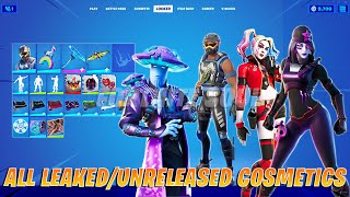 All Unreleased/Leaked Skins & Cosmetics! Fortnite Battle Royale