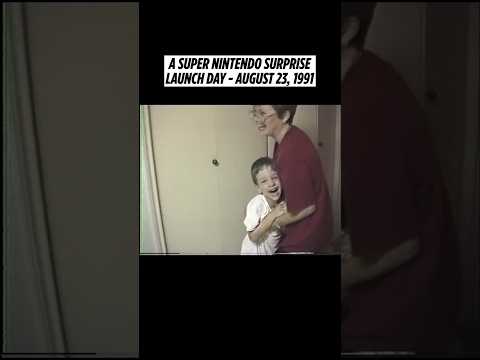 Getting a Super Nintendo in 1991 on Launch Day... Thanks Mom and Dad. 🥹 #supernintendo #snes