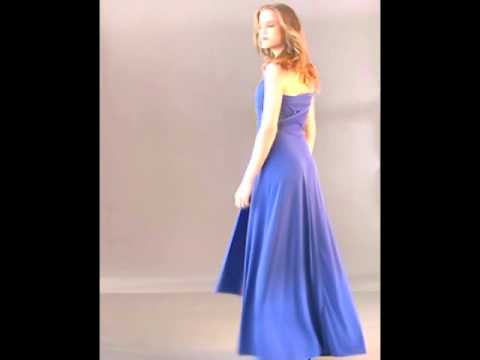 Von Vonni Long Transformer Dress in Cobalt