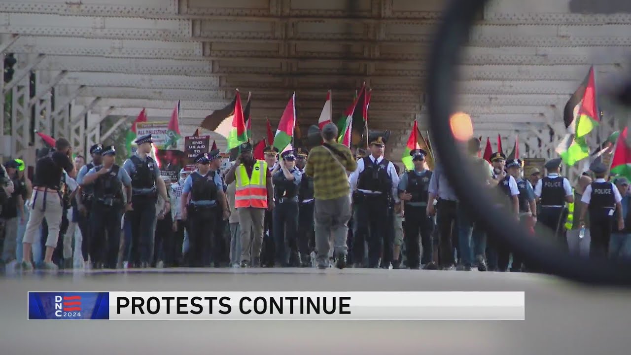 One last day of protests planned as DNC prepares to wrap-up in Chicago
