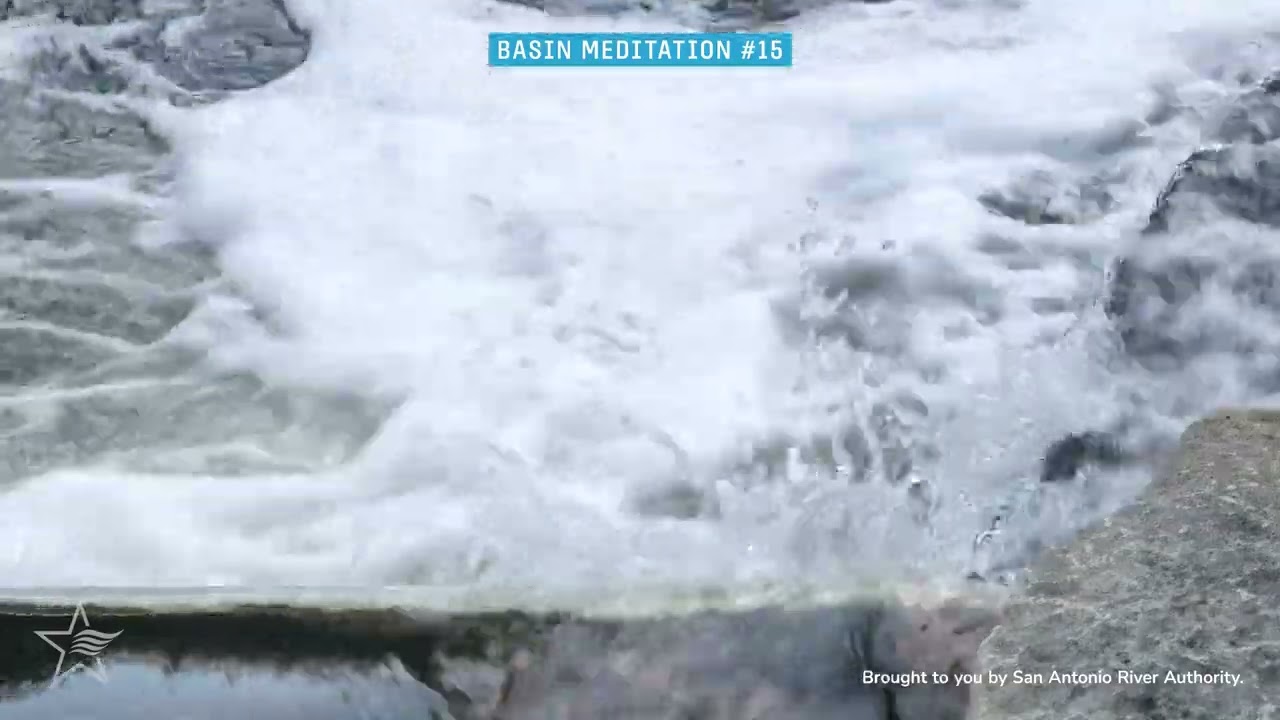 Fast Flowing River Current - Basin Meditation at Museum Reach River Walk