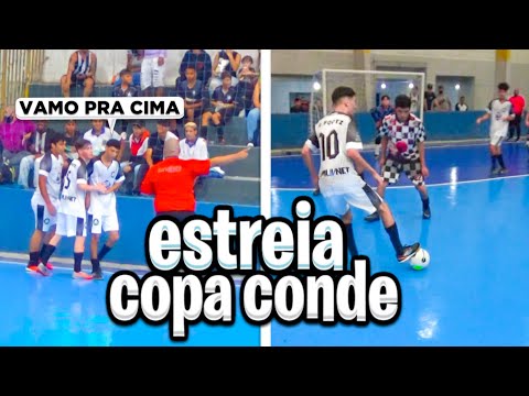 ALVIN ACABOU COM O JOGO - ESTREIA DA COPA CONDE SUB 18