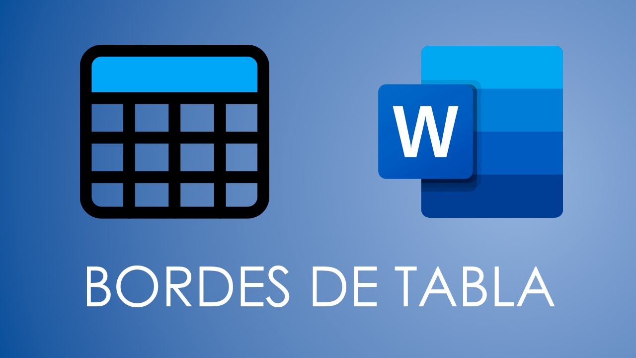 Los Bordes de Tabla en Word
