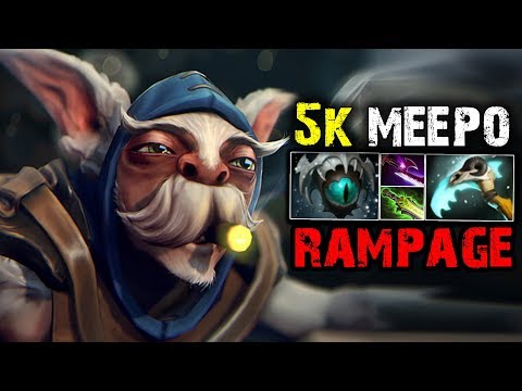 5k [Meepo] Spammer 1Kill Per Min With 34Kills (Best Meepo Player) | Dota 2 Highlight