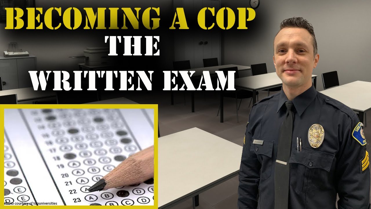 Is the police written exam hard?