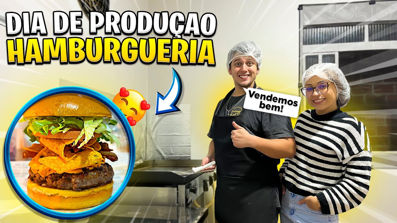 PRODUÇÃO DE DOMINGO + PRECIFICAÇÃO DA HAMBURGUERIA