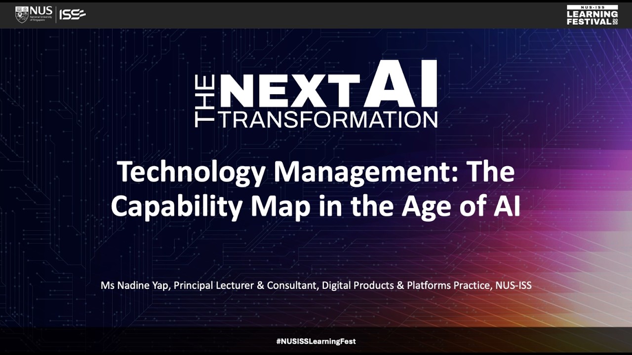 Technology Management: The Capability Map in the Age of AI