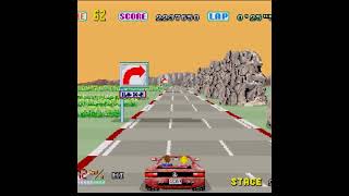 Out Run (real Sega Saturn) 🎵 SPLASH WAVE 🎵 #outrun #sega #verticalvideo