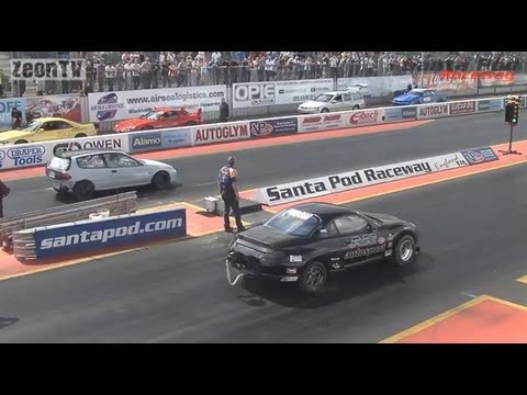 FWD Drag Series 2013 Round 3 - JapShow - Santa Pod Raceway