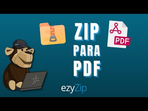 Vídeo: Converter ZIP para PDF: extrair e juntar arquivos