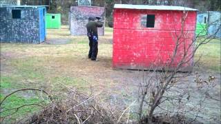 preview picture of video 'December 2, 2012, Paintball Charleston Village'