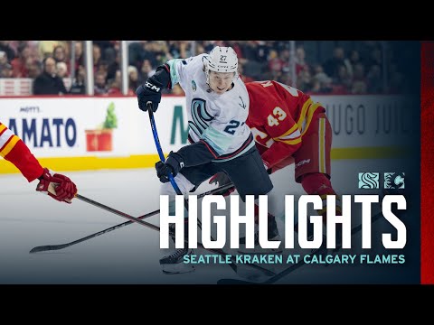 Seattle Kraken at Calgary Flames | 1/5 Game Highlights