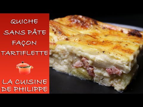 🧀✨ Quiche sans pâte façon Tartiflette — Recette Gourmande & Conviviale