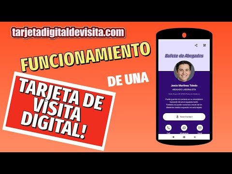 Funcionamiento de una Tarjeta de Visita Digital