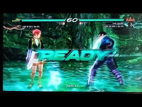 Tekken 6 PS3 PSN Online ranked match (Alisa) vs (Law)