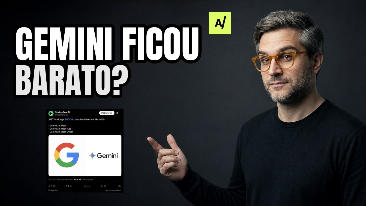 Google soltou o Gemini 3.6 Flash: custo virou o jogo