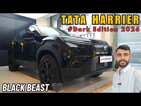 Harrier Dark Edition 2026 😈 Black Beast SUV | Real Walkaround