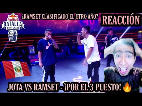 JOTA VS RAMSET (REACCIÓN+ANÁLISIS) | ¡BATALLÓN POR EL 3 PUESTO!🔥¿RAMSET CLASIFICADO? | RED BULL PERÚ
