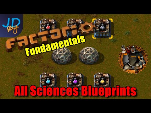 All Sciences Blueprint & Design ⚙️ Introduction to Factorio 1.0 ⚙️ Tutorial/Guide/How-To