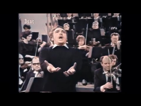 Mario Del Monaco Ah La Paterna Mano Live 1969 Concerto Vienna - Video a Colori e Audio HQ