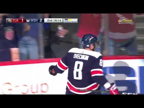 Alex Ovechkin's nice shot goal vs Panthers (26 nov 2021)