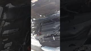 how to open and close your hood on a 2003 Honda Odyssey if your hood latch cable was broken