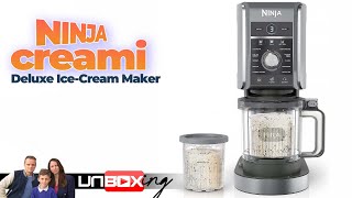 Ninja CREAMi Deluxe UNBOXING: Ice Cream Party in a Box!