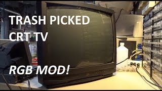Trash Picked TV RGB and Composite Mod