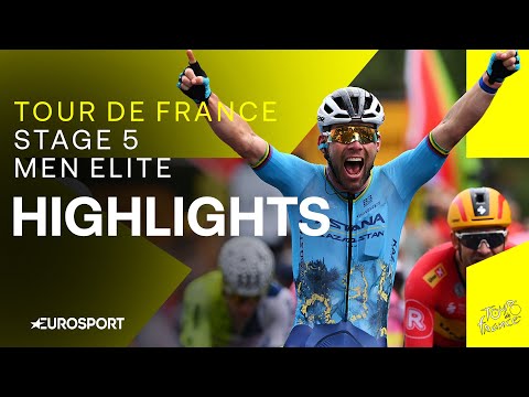 RECORD BREAKING VICTORY! 🤩 | Tour de France Stage 5 Race Highlights | Eurosport Cycling