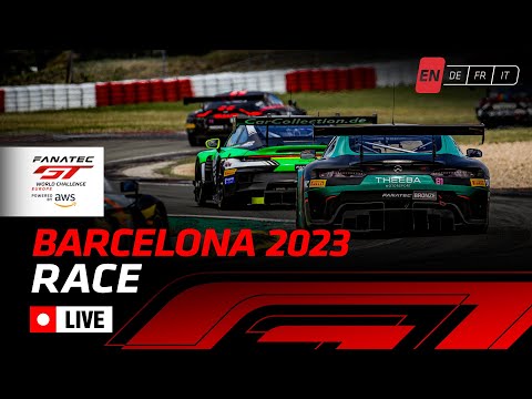 LIVE | Main Race | Barcelona | Fanatec GT World Challenge Powered by AWS 2023 (English)
