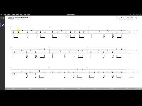 Apri tutte le porte ( Gianni Morandi ) ,Tablatura e base Senza Basso - Backing bass track-NO BASS