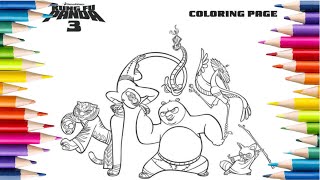 kungfu panda 3 | coloring pages | dreamwork | ncs music