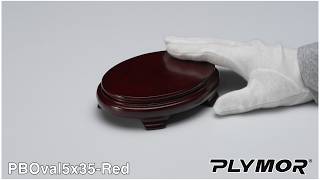 PBOval5x35 Red