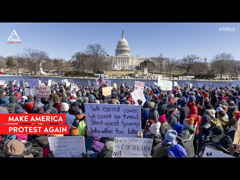 ATENȚIE: Sute de mii de oameni au ieșit la proteste anti-Trump în toată America și în Europa