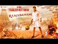 Ramabanam Official Trailer in Hindi  | Gopichand, Jagapathi Babu, Kushboo Sundar | B4U