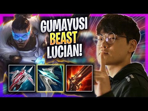 GUMAYUSI IS A BEAST WITH LUCIAN! - T1 Gumayusi Plays Lucian ADC vs Aphelios! | Season 2023