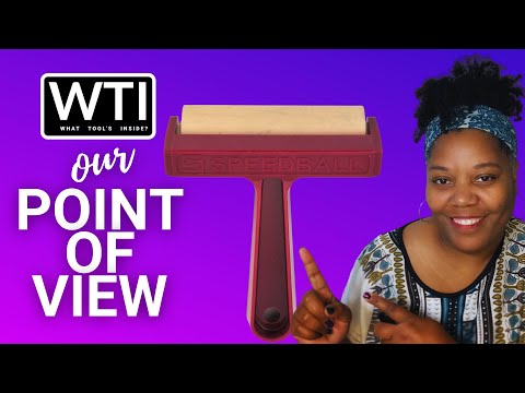 Speedball Soft Rubber Brayer Roller - WTI product video review