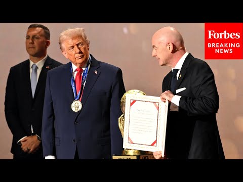 Video | Watch The Moment FIFA President Infantino Awards Trump The Inaugural FIFA Peace Prize