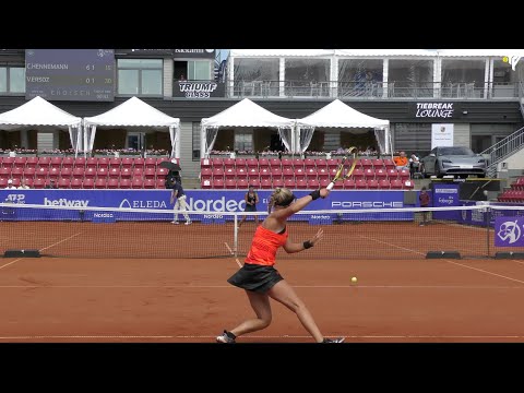 Caijsa Hennemann vs Vanessa Ersöz (4K 60FPS) Court Level Highlights Swedish Open 2021