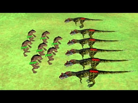 Werewolves VS Trex - Animal Revolt Battle Simulator