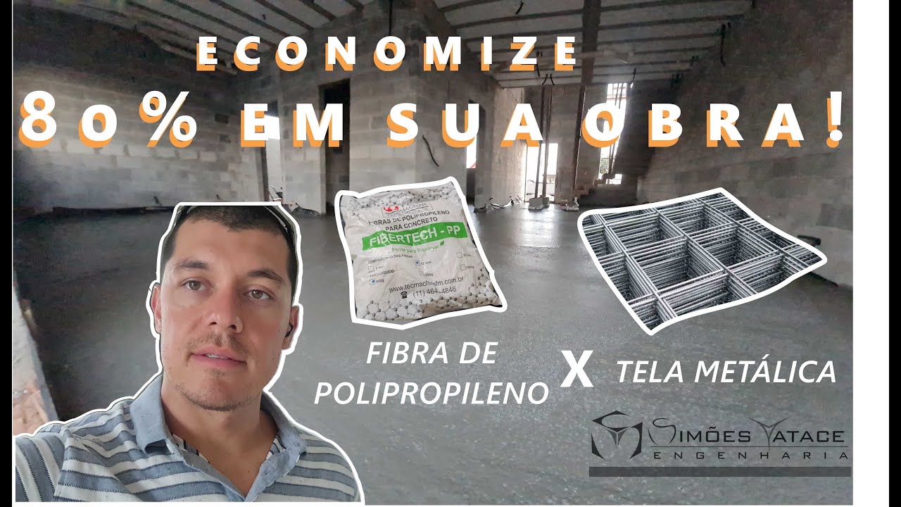 FIBRA DE POLIPROPILENO X TELA METÁLICA (MALHA POP)