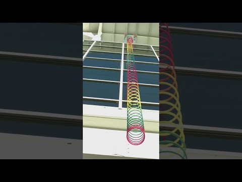 Regarde comment un Slinky tombe au ralenti