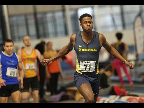 SYAKA I. s'impose chez les séniors : 400m SEM F.B - Champ. IDF ES-SE en salle - EAUBONNE, 2/02/2019