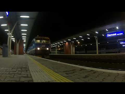 Vlaky Olomouc hl n . Lokomotiva 151 . Trains Olomouc hl.n. Locomotive 151