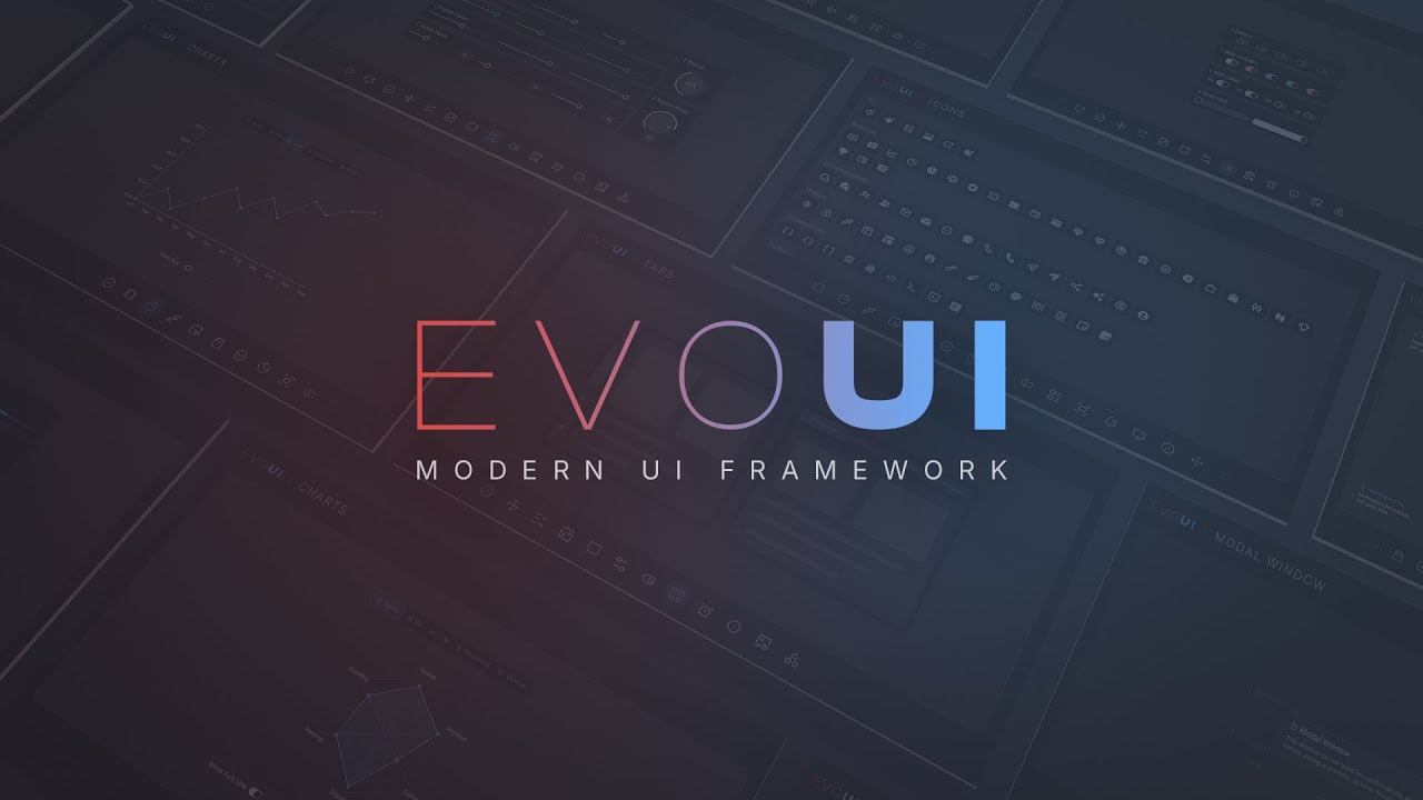 Evo UI - Modern UI Framework (Unity Asset Demo Showcase)