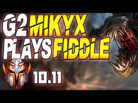 G2 Mikyx Plays Fiddlestick vs Rakan Bottom Lane - 10.11