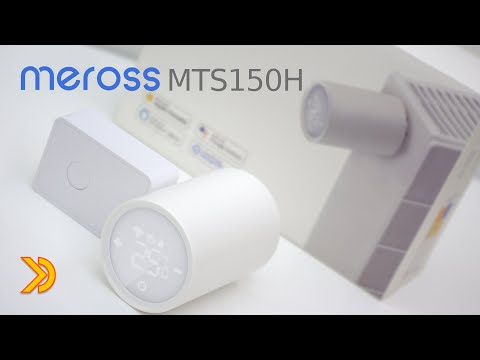 Išmanusis termostato vožtuvas Meross MTS150HK video