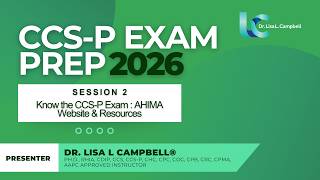 CCS-P Exam Prep | Session 2: Know the CCS-P Exam