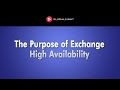 Exchange 2010 High Availability | The Purpose of HA
